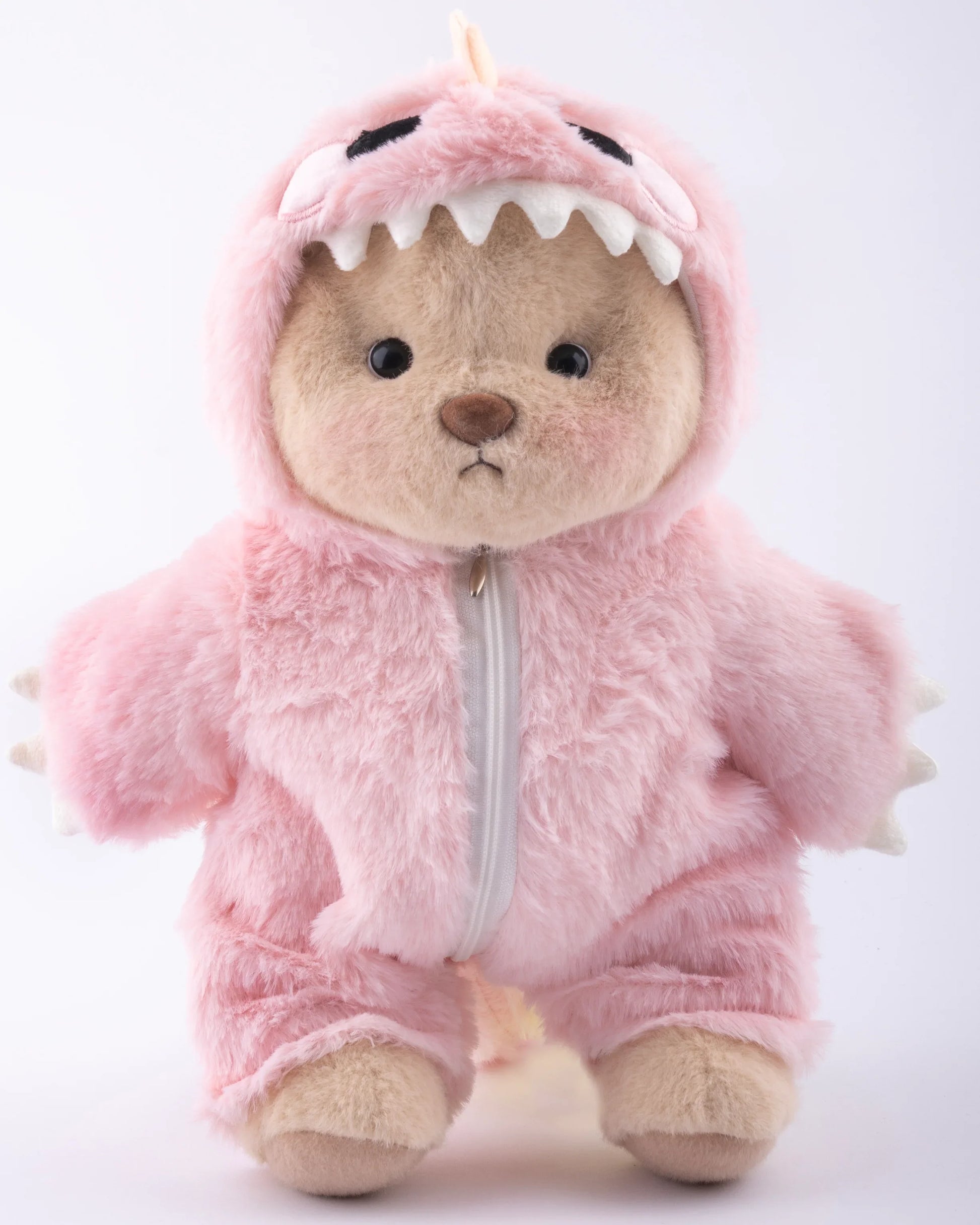 PuffyHug™ Pembe Tüylü Dino Puffy Kostümü - Puffy Hug Türkiye