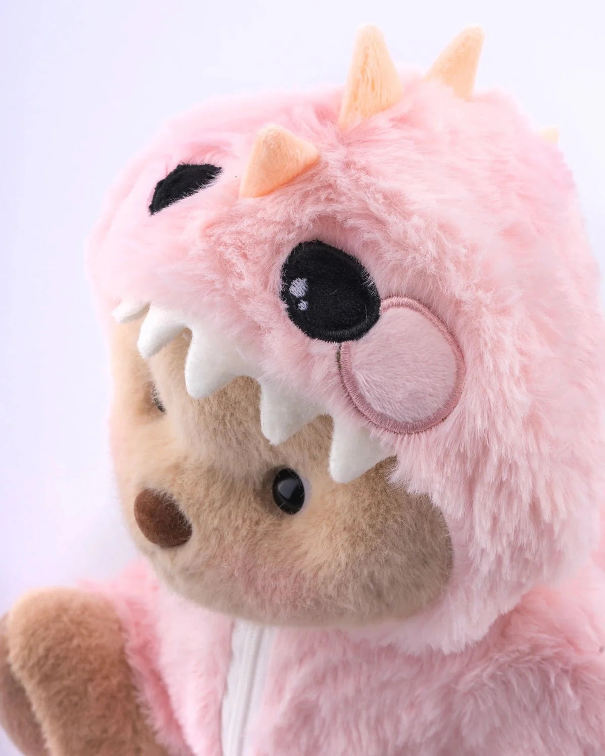 PuffyHug™ Pembe Tüylü Dino Puffy Kostümü - Puffy Hug Türkiye