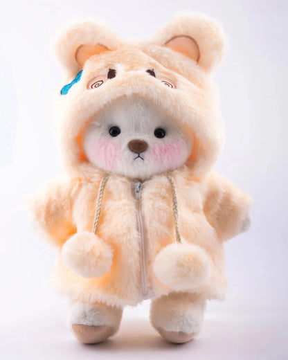 PuffyHug™ Krem Bunny Puffy Kostümü - Puffy Hug Türkiye