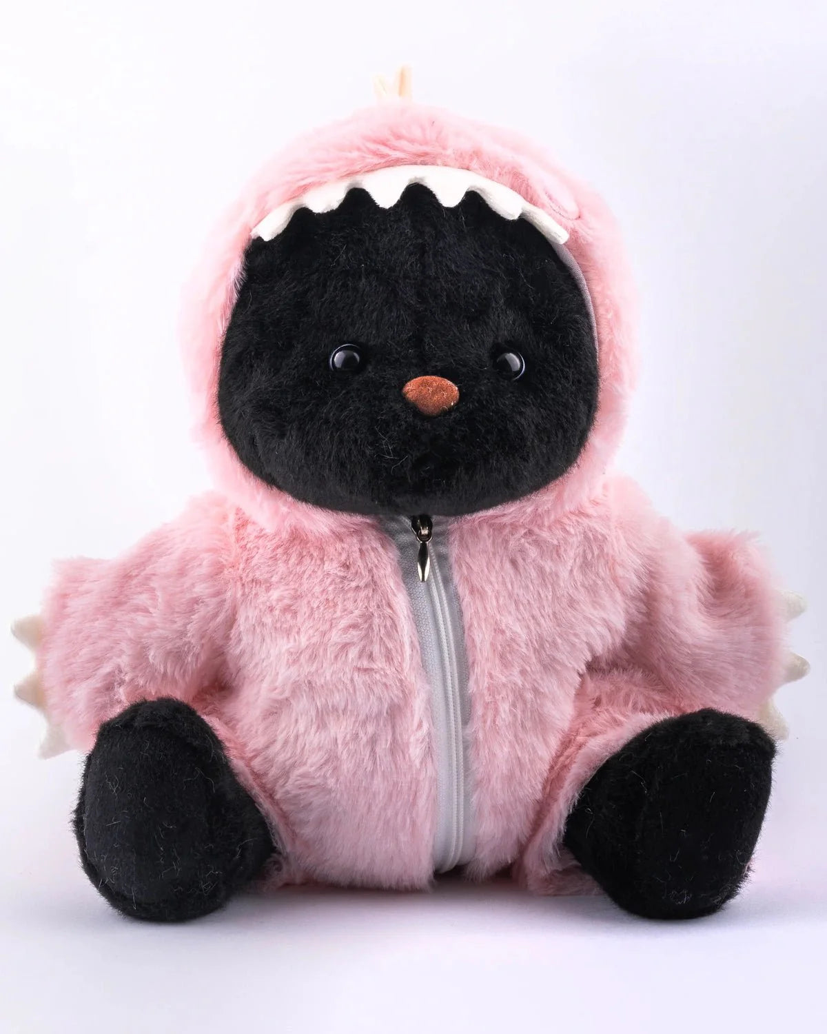 PuffyHug™ Pembe Tüylü Dino Puffy Kostümü - Puffy Hug Türkiye