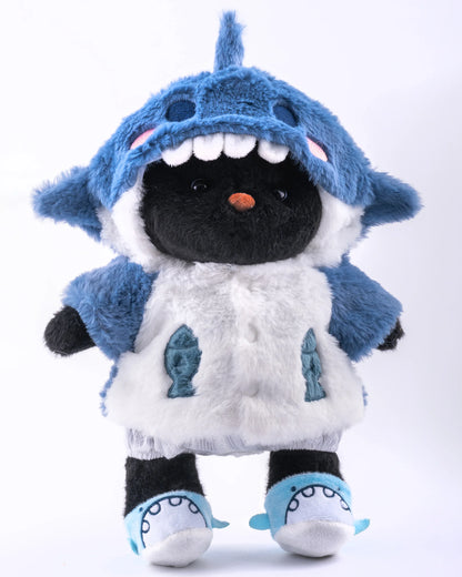 PuffyHug™ Mavi Shark Puffy Kostümü - Puffy Hug Türkiye