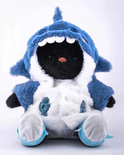 PuffyHug™ Mavi Shark Puffy Kostümü - Puffy Hug Türkiye