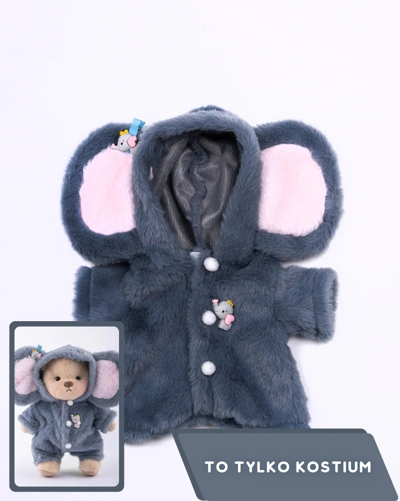 Kostium PuffyHug™ Fluffy Elephant
