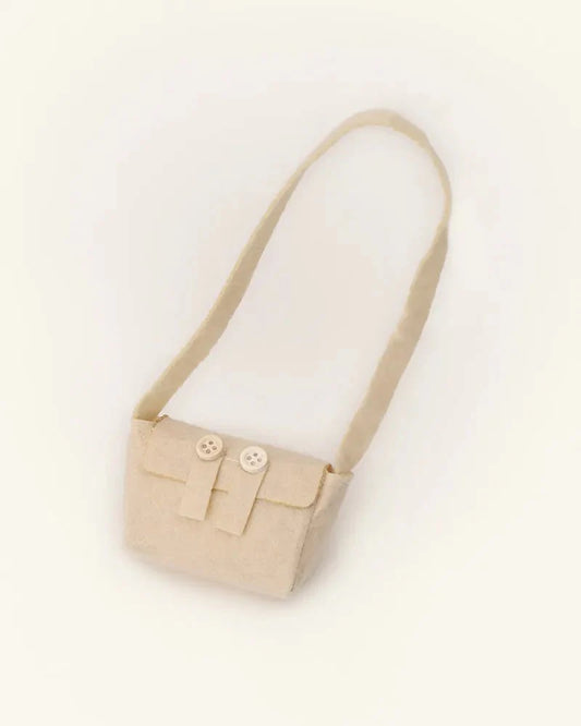 PuffyHug™ Düğmeli Krem Çanta - Puffy Hug Türkiye